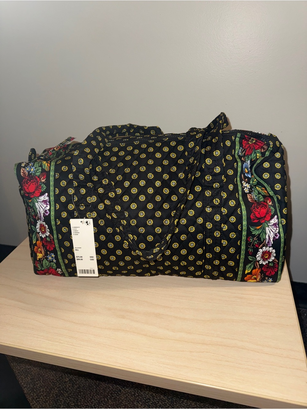 NEW with tags! Vera Bradley Urban Outfitters Collab Black Duffel